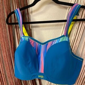 Panache Women's Blue Multi-Color High Intensity Sports Bra